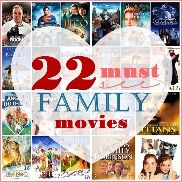 A List Of Great Movies For The Whole Family To Enjoy